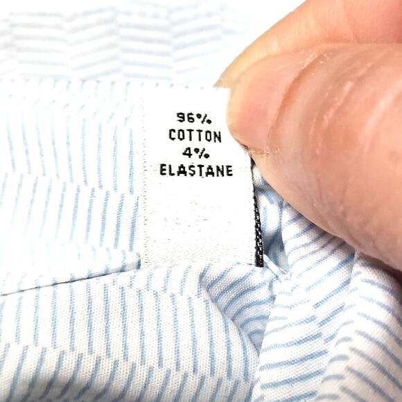 Calvin Klein Men's Steel Plus Regular Fit Stretch Wrinkle Free Dress Shirt - Picture 9 of 9